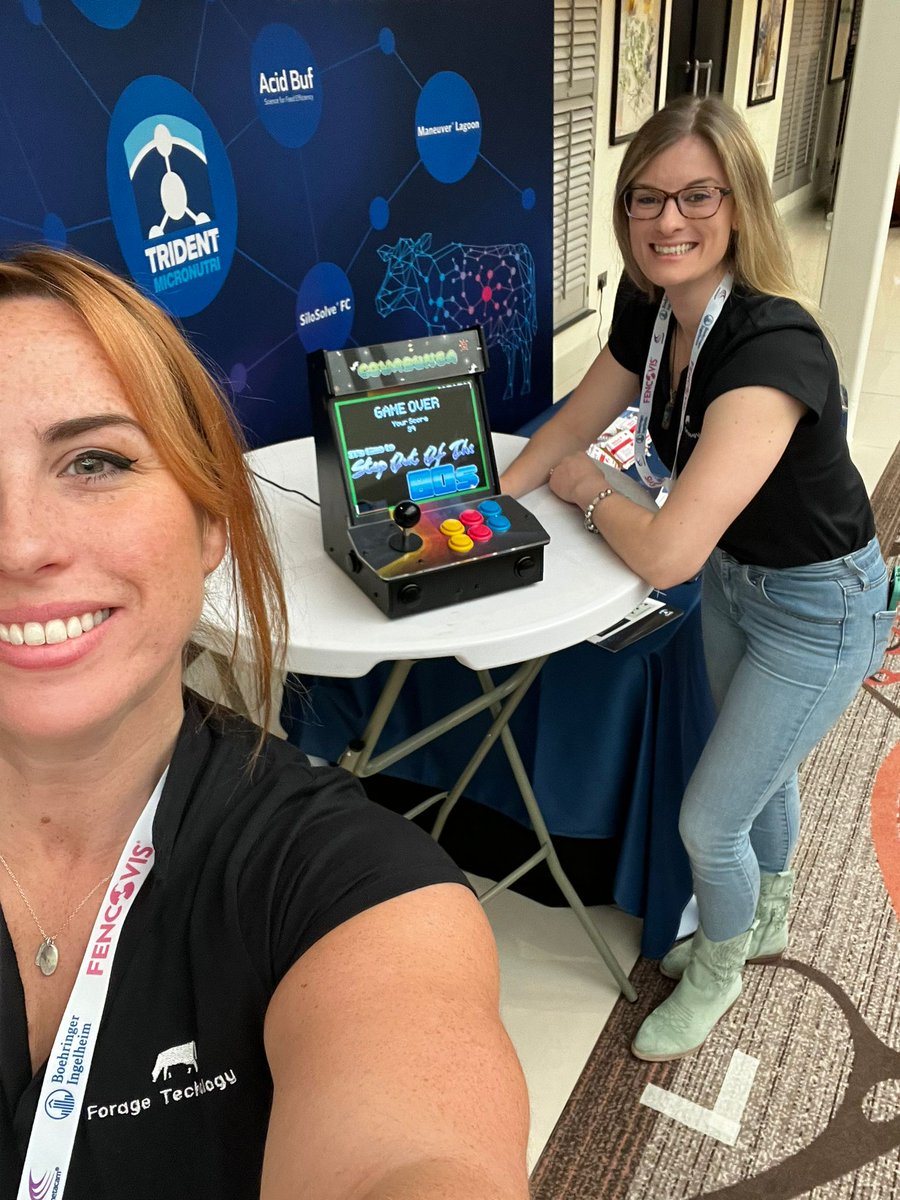 Forage Technology (@forage_tech) on Twitter photo Today we're at <a href="/TotalDairy/">TotalDairy</a>!
Come and speak to us on the Trident MicroNutri stand about our latest products and exciting trials that will be happening in 2024.
Keep an eye out for Thea & Jo wandering around, here's a lovely picture of them so you know exactly who to corner! 📷 Today we're at <a href="/TotalDairy/">TotalDairy</a>!
Come and speak to us on the Trident MicroNutri stand about our latest products and exciting trials that will be happening in 2024.
Keep an eye out for Thea & Jo wandering around, here's a lovely picture of them so you know exactly who to corner! 📷