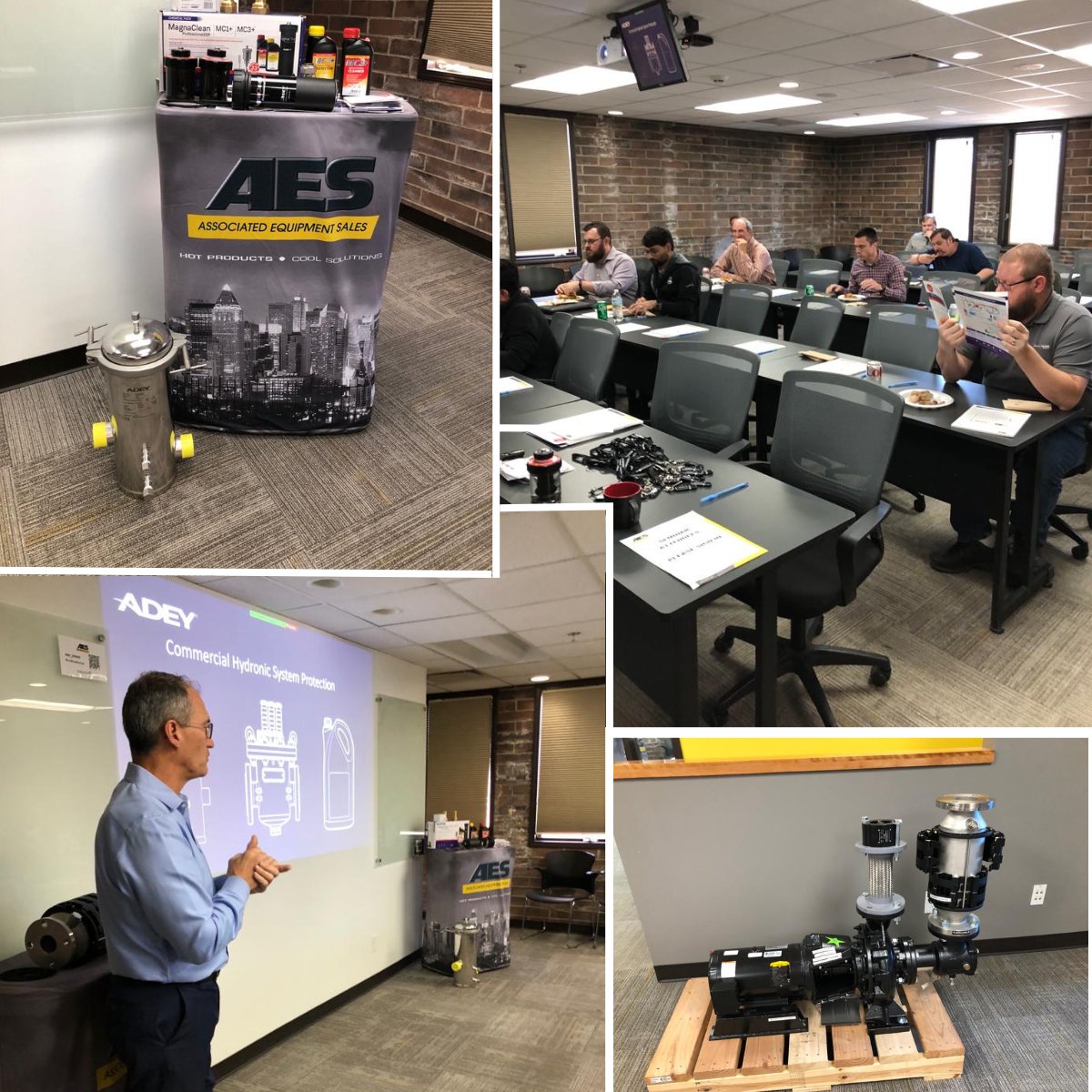 A special thanks to AES, our newly appointed Rep for Kansas and Missouri for introducing our VP of Sales to a lovely group of engineers and mechanical contractors.

#training #learningisearning #manufacturersrep #contractorsofkansas #contractorsofmissouri #mechanicalengineers