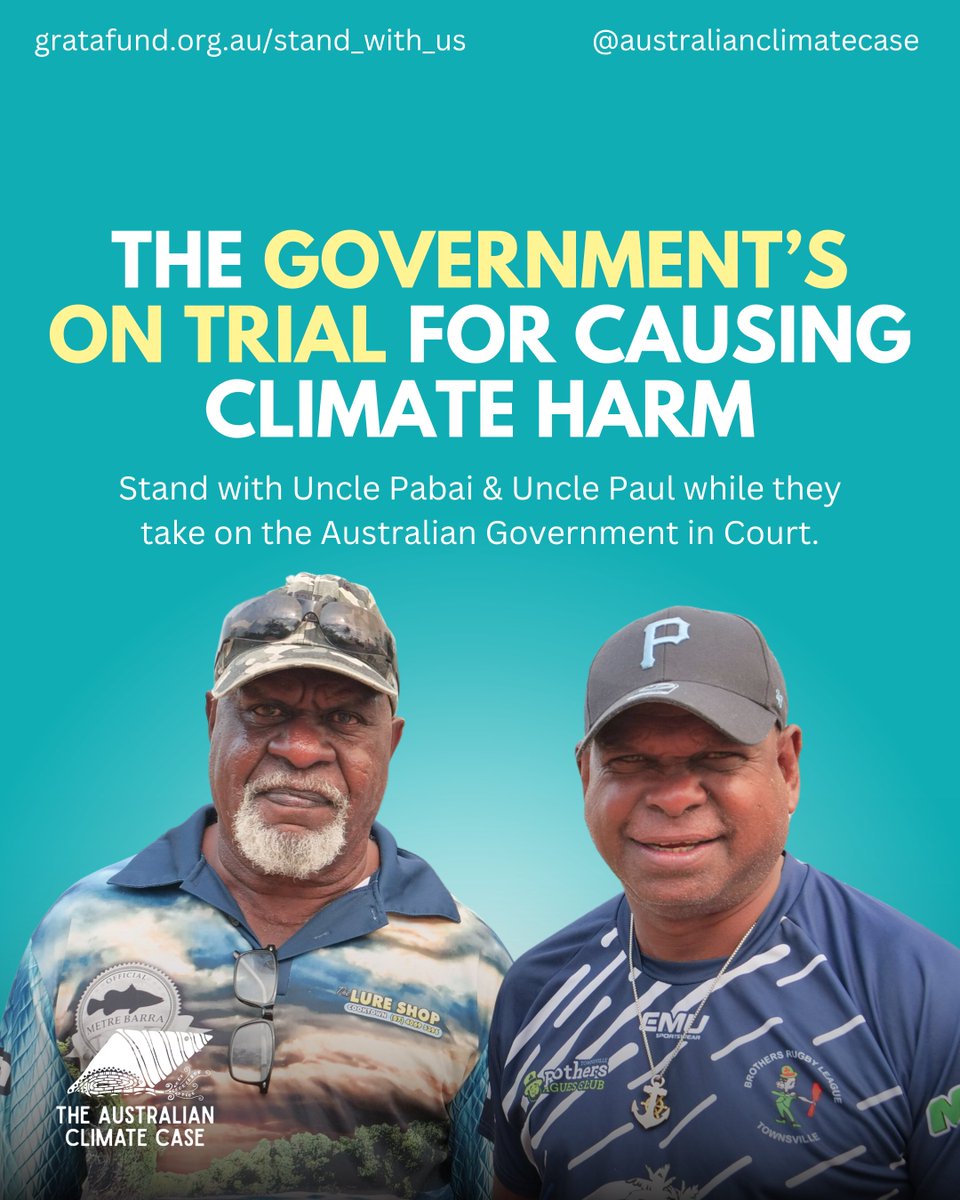 ⚖️🌏#ClimateLitigation in Australia: following extraordinary hearings in Zenadth Kes (Torres Strait) in June, further hearings for the landmark #AustralianClimateCase will resume at the Australian Federal Court in Naarm (Melbourne) from 8–27 November ⤵️