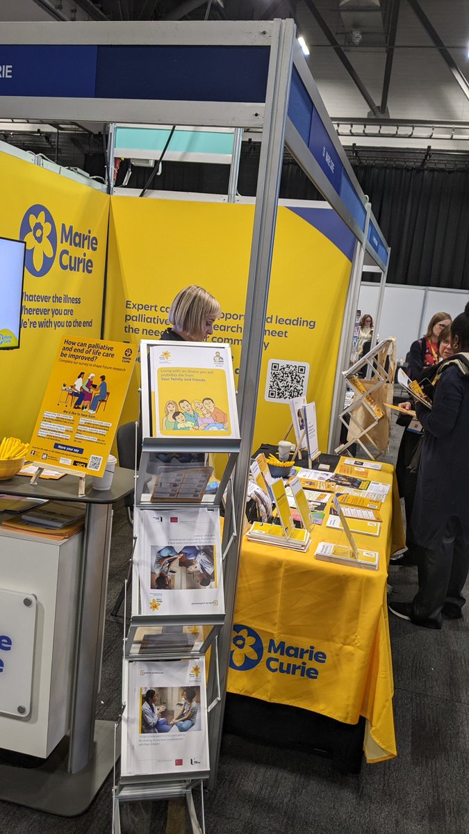 Day 3 of #HUKconf23  
Visit our stand & find out @MarieCurieECHO network connecting addiction services & palliative care teams to share expertise to improve the services for substance misuse in end of life care
Register for curriculum setting  29 Nov bit.ly/3shyQfo