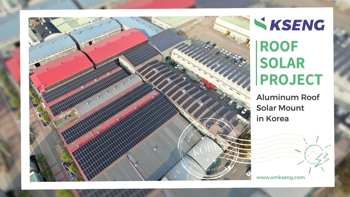 ☀️#KsengCases Ready to make your business more ecological and efficient?

Boost your business with Kseng Solar's racking solar solution for C&I solar projects, just like this factory owner in #Korea did. 

#Roofsolar #Solarmount #Solarrack #Roofmount #Greensolar