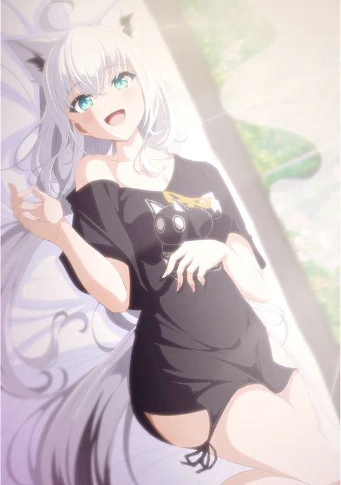#絵フブキ お家でまったり。