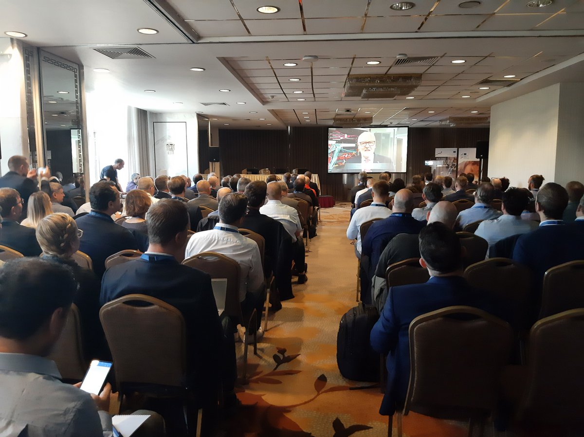 enisa_eu's tweet photo. Good morning from Athens 🇬🇷! The 3rd #ENISA - @ERA_railways conference is underway, uniting experts in railway cybersecurity. Topics include:

☑️Policy updates
☑️Raising awareness
☑️Cyber threat landscape

#CyberOnTrack https://t.co/R7RyfuVz7p