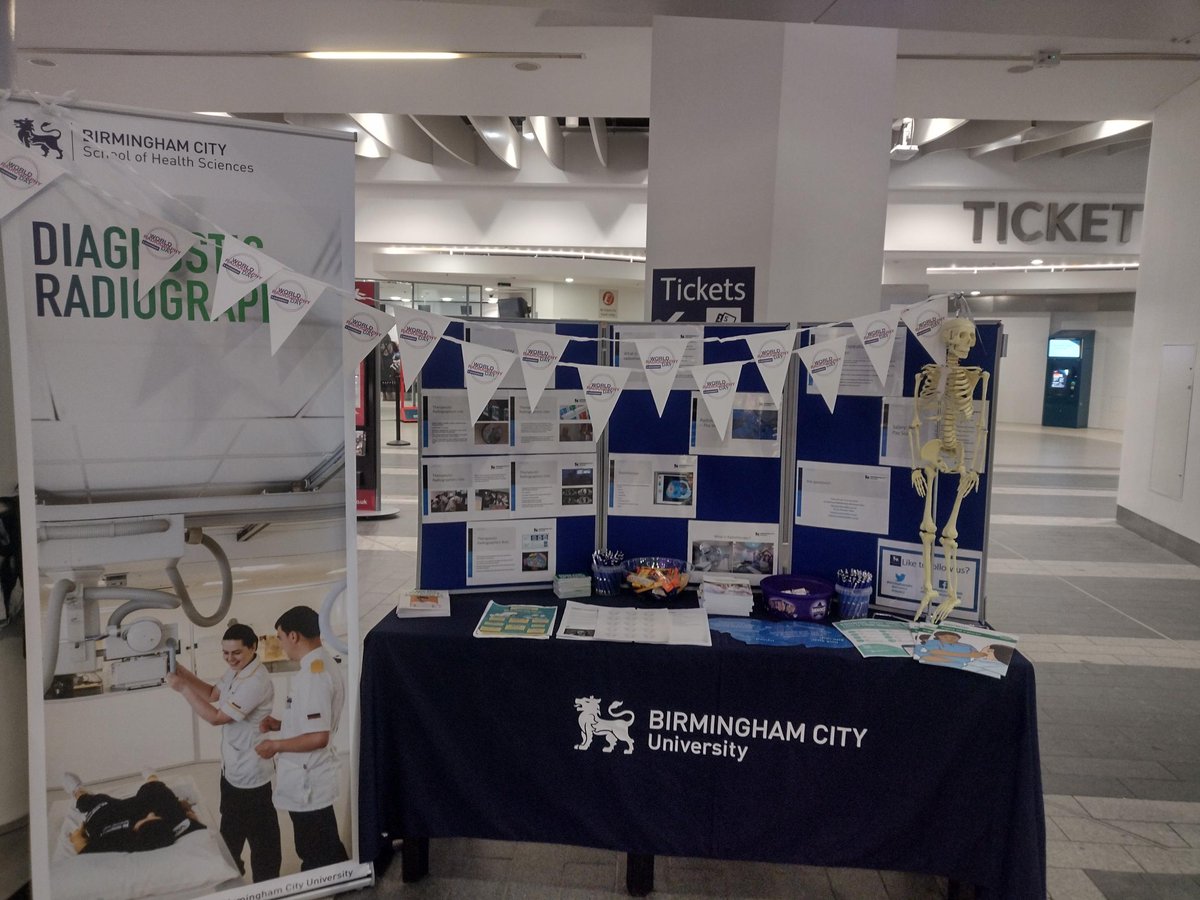 BCU Radiography (@bcuradiography) on Twitter photo Happy World Radiography Day to all our students, staff, alumni and clinical partners #WRD #WRD23 #WorldRadiographyDay
If you happen to be passing by New St Station in Birmingham, come and say hello - we are there all day! <a href="/SCoRMembers/">SCoR Members</a> <a href="/MyBCU/">Birmingham City University</a> <a href="/BCUHELS/">BCU HELS</a> <a href="/NetworkRailBHM/">Birmingham New Street</a> Happy World Radiography Day to all our students, staff, alumni and clinical partners #WRD #WRD23 #WorldRadiographyDay
If you happen to be passing by New St Station in Birmingham, come and say hello - we are there all day! <a href="/SCoRMembers/">SCoR Members</a> <a href="/MyBCU/">Birmingham City University</a> <a href="/BCUHELS/">BCU HELS</a> <a href="/NetworkRailBHM/">Birmingham New Street</a>