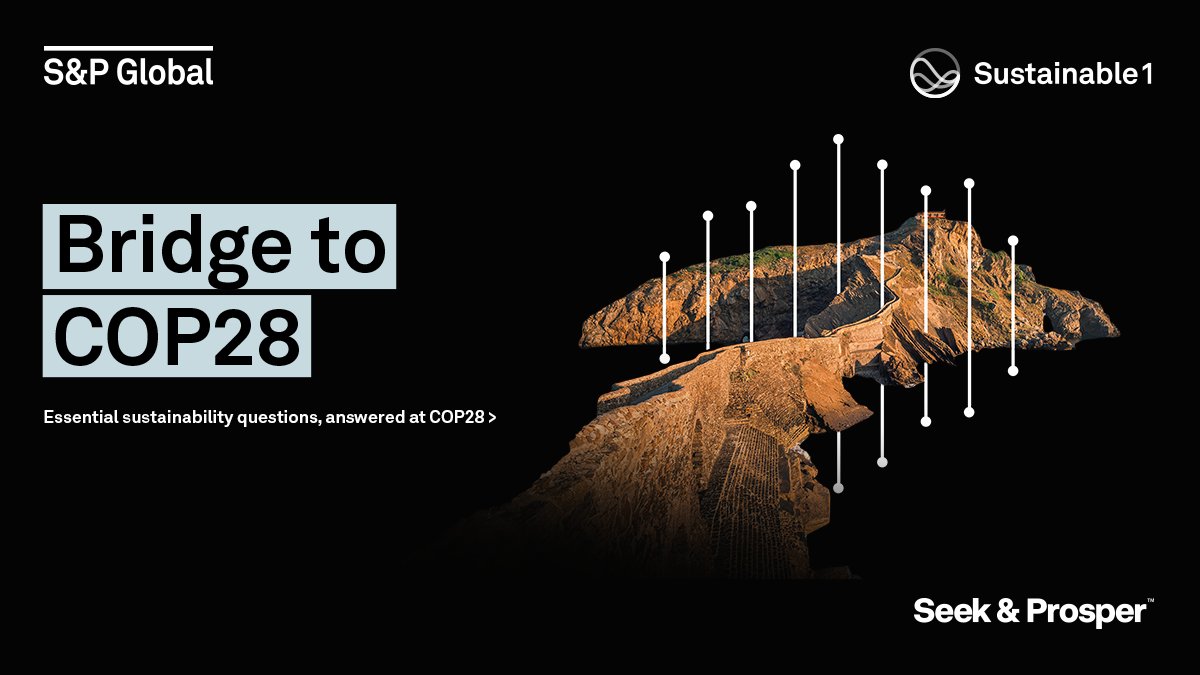 S&P Global Sustainable1 (@spgsustainable1) on Twitter photo From the <a href="/SPGlobal/">S&P Global</a> Sustainable1 Summits to New York #ClimateWeek to #COP28, and much more in between, our programming, articles, and podcast episodes are designed to keep you updated on the most pressing business challenges and inform the paths forward.
spglobal.com/esg/events/bri… From the <a href="/SPGlobal/">S&P Global</a> Sustainable1 Summits to New York #ClimateWeek to #COP28, and much more in between, our programming, articles, and podcast episodes are designed to keep you updated on the most pressing business challenges and inform the paths forward.
spglobal.com/esg/events/bri…