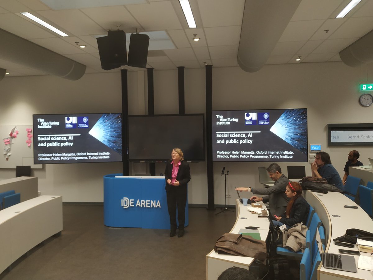 hcomp_conf's tweet image. 🎙️ Our third panel of the morning, &quot;Social science, AI and public policy&quot; by @HelenMargetts from @oiioxford and @turinginst, is inspiring the crown on the intricacies of public services and Artificial Intelligence. Thanks for the talk!
#HCOMP2023 #ci2023