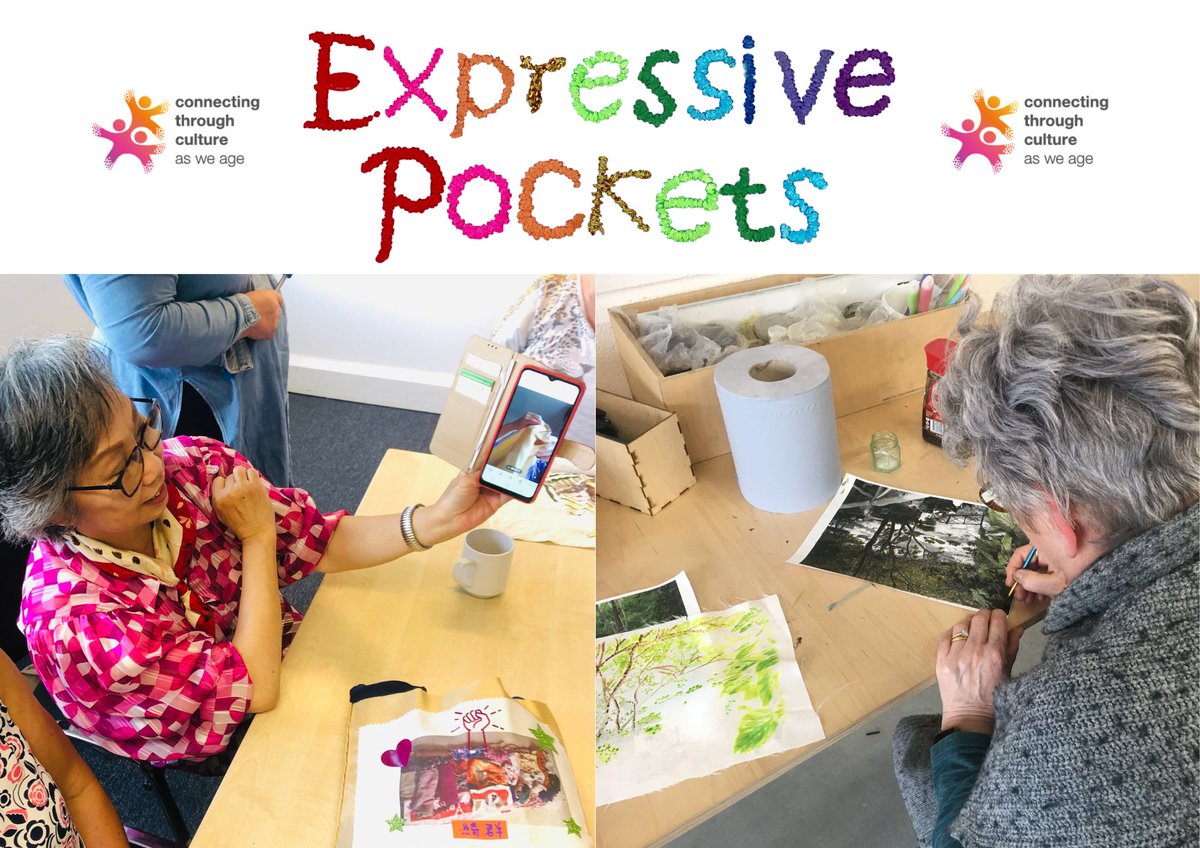 We've still got a few places for 'Expressive Pockets' a series of online workshops for over 55's using fabric and making for connecting with other people and sharing our stories. Starts Tue 14th Nov. Full info and sign up here …pockets-ageuk-online.eventbrite.co.uk @CTCAsWeAge @ageukbristol