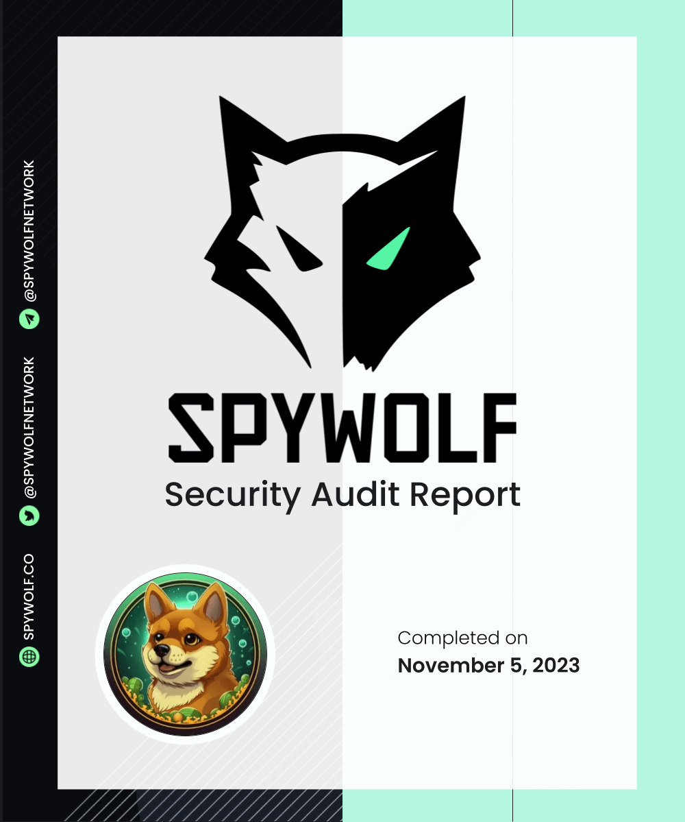 The audit for the project Caramelo Inu (@caramelo_erc20) has been successfully completed! 💪 Audit link: github.com/SpyWolfNetwork… NFA, DYOR