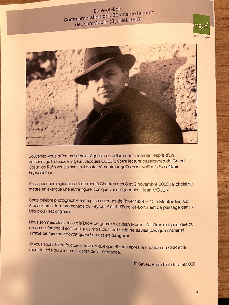 mgen41's tweet photo. Ouverture de la Régionale Centre-ZOI
par le président @MgenEl28 qui souhaite de fructueux travaux autour de Jean Moulin 80 ans après sa mort
@MGEN_officiel https://t.co/nTdM3ernz7