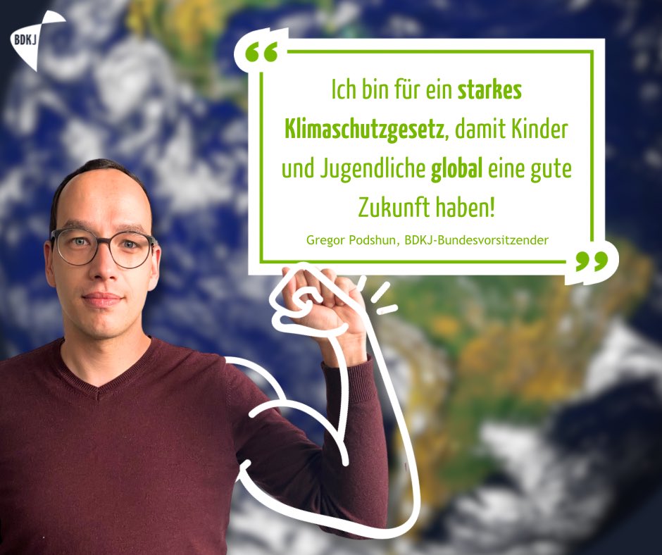 bdkj's tweet photo. Aktuell wird das Klimaschutzgesetz beraten. Dabei sind deutliche Abschwächungen zu befürchten. Wir sind für ein #starkesKSG @klima_allianz @GregorBDKJ https://t.co/ktZ3Hgp9tl