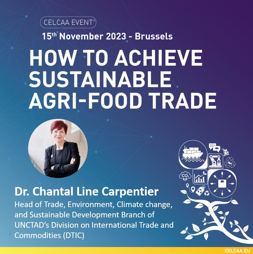 We are delighted that Dr. Chantal Line Carpentier, UNCTAD's Head of Trade and Environment will joint us for the launch of CELCAA's sector vision at the 15th November 2023, 4.00 to 6.00 pm at the Thon Hotel EU in Brussels! More about our event: celcaa.eu