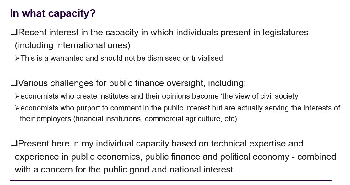 politicaleconZA's tweet photo. First slide of my presentation on #MTBPS2023: 'What capacity?' is an important and warranted question. https://t.co/livuQ2DG4F