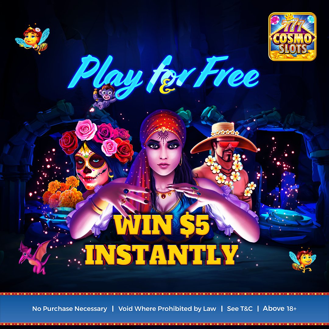 orionstarsgames's tweet image. 🎊 Orion Stars Casino | $5 Free Play🤑

Sign Up Now: orionstarsplayerslounge.com

🎰 Get the Party Started with $5 FREEPLAY at CosmoSlots! 🎉 Try your luck and win big today! 💰💥 #CosmoSlots #Orionstars #freeplay #spinandwin #tryyourluck #slotgames #onlinecasinogames