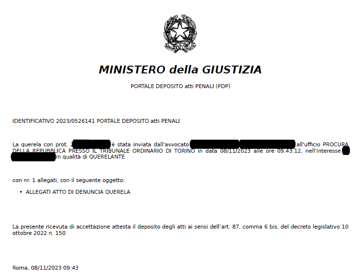 fondazionejb's tweet photo. Amiche e amici bianconeri,
spesso ci chiedete a cosa stiamo lavorando.
Nel caso di azioni penali non è possibile pubblicare i dati, come vi diciamo sempre con la legge non si gioca e non si scherza.

Vi abbiamo però detto che c'erano diverse querele in partenza, e così è stato.

Ribadisco ancora, e ancora, e ancora.

Non siamo nati per "rovinare" nessuno, vogliamo solo che chi offende, infama, insulta, vilipende i morti, si ricordi -o capisca- che le proprie azioni virtuali hanno conseguenze reali.

E vi ricordiamo sempre che noi siamo la vostra protezione, ma voi siete la nostra forza.

Se ancora non lo avete fatto, iscrivetevi oggi alla Fondazione sul sito https://t.co/vXNdFQPuLb

Fino alla fine... ma è solo l'inizio!