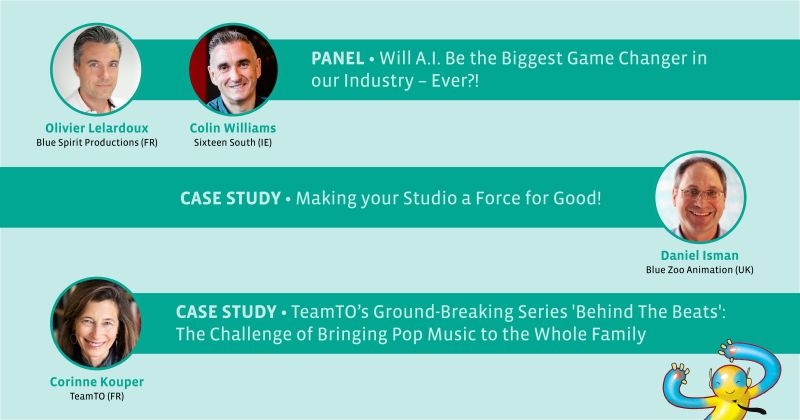 Colin is at Cartoon Business in Gran Canaria next week for a debate with Olivier Lelardoux of Blue Spirit Productions on the subject of 'Will A.I. Be the Biggest Game Changer in our Industry – Ever?!' lnkd.in/e8ikUhkU