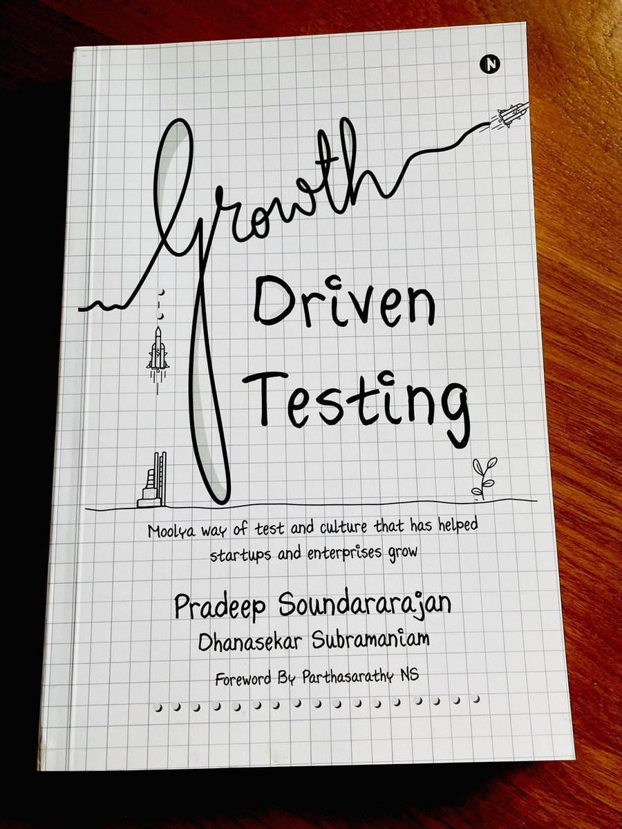 testertested's tweet photo. Incredibly kicked to announce my 2nd book : 

Growth Driven Testing : Moolya way of building test &amp; culture that has helped startups and enterprises grow 

Experiential sharing based on evidence covering topics on how we test, build leadership &amp; culture

https://t.co/FibhDe4Rbd https://t.co/Ac33JWoR4y