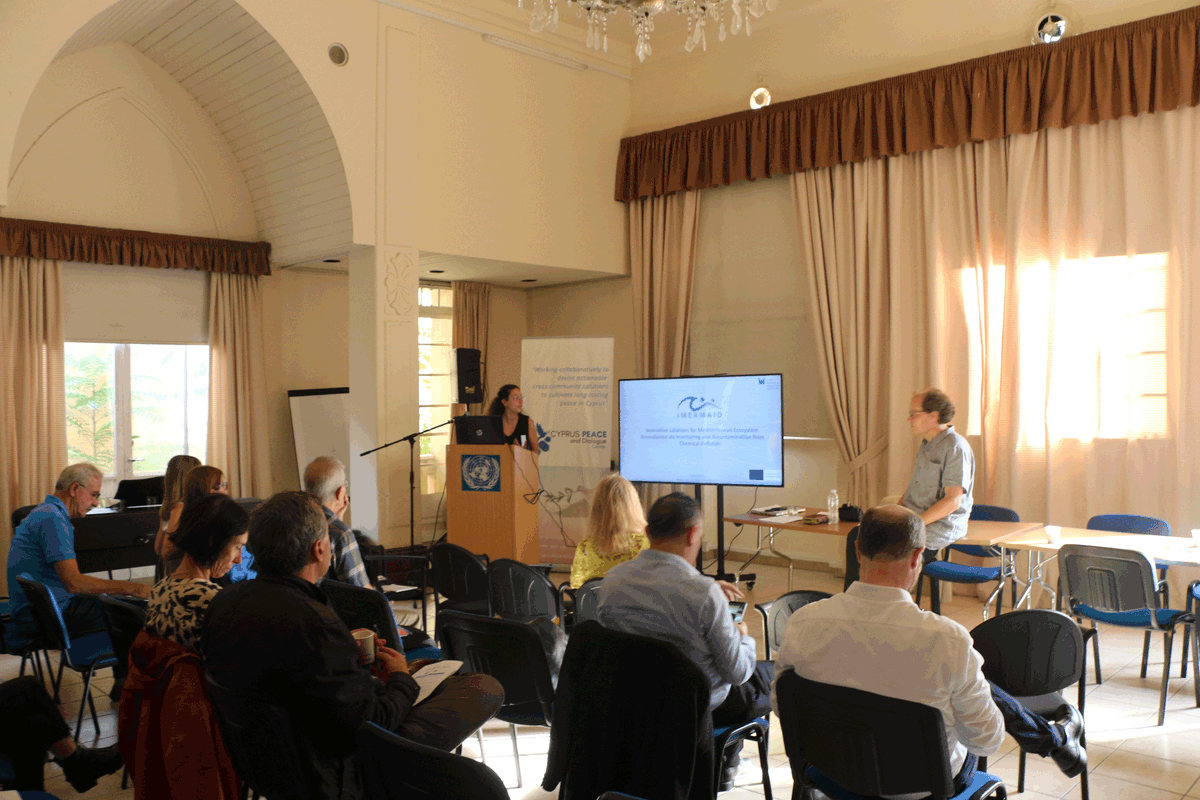 iMERMAID 🇪🇺 (@imermaid_eu) on Twitter photo 📣#iMERMAID project was presented by Dr <a href="/EleniChri_/">Eleni Christoforou</a> (<a href="/cmmicyprus/">CMMI - Cyprus Marine and Maritime Institute</a> & iMERMAID partner) at the #Cyprus Sustainability Conference 2023, held in Nicosia.
The presentation offered an overview of the project with a focus on the CS #4 located in Cyprus.➡ buff.ly/3Sxrz5J 📣#iMERMAID project was presented by Dr <a href="/EleniChri_/">Eleni Christoforou</a> (<a href="/cmmicyprus/">CMMI - Cyprus Marine and Maritime Institute</a> & iMERMAID partner) at the #Cyprus Sustainability Conference 2023, held in Nicosia.
The presentation offered an overview of the project with a focus on the CS #4 located in Cyprus.➡ buff.ly/3Sxrz5J