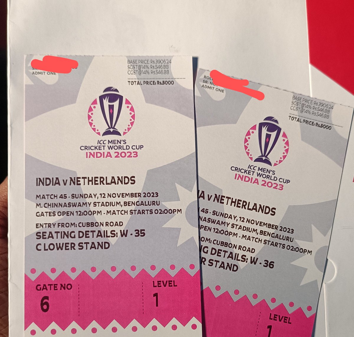 Chandu007k's tweet photo. @RVCJ_FB tickets available for india vs nedherland match in banglore
Dm me
#Maxwell
#deprem https://t.co/9yAz3rfHjA