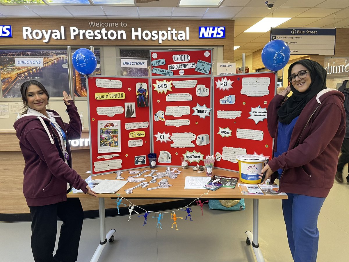 X-Ray LTHTR (@xraylth) on Twitter photo Come visit our lovely third year students this morning at <a href="/LancsHospitals/">Chorley & Royal Preston</a> main entrance!! Enter our raffle to win a Ginger Bistro voucher!!! Come visit our lovely third year students this morning at <a href="/LancsHospitals/">Chorley & Royal Preston</a> main entrance!! Enter our raffle to win a Ginger Bistro voucher!!!