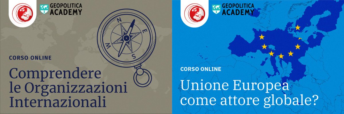 🤯Sono finalmente tornati i corsi online di Geopolitica.info!

🇪🇺 Unione Europea come attore globale?
🌎Comprendere le Organizzazioni Internazionali

Tante novità: nuova piattaforma, nuovi contenuti e prezzo di lancio speciale!

Tutte le info ➡️geopolitica.info/corsi-online-2…