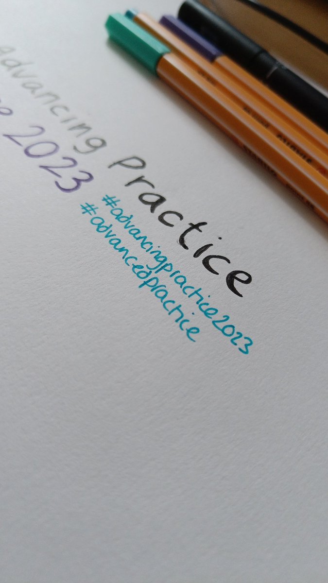 LJSanders9's tweet image. Coffee poured, pens at the ready, it&apos;s time for #AdvancedPractice2023