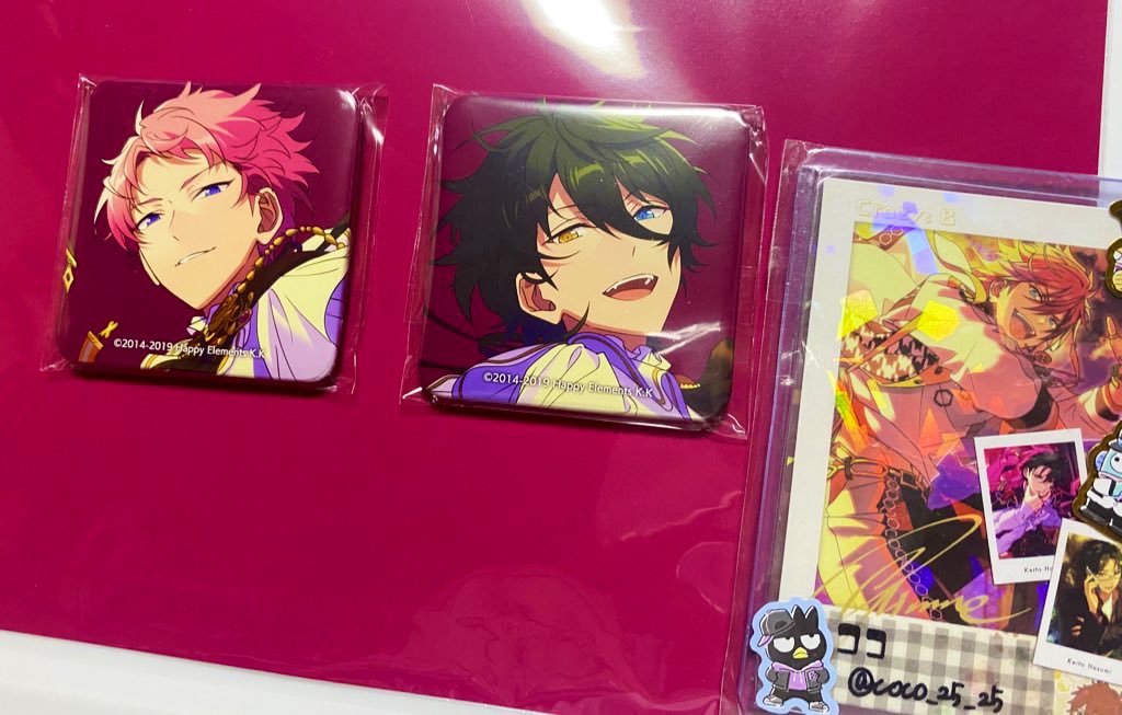 coco_25_25's tweet photo. 【交換】あんさんぶるスターズ あんスタ アルバムシリーズ TRIP Valkyrie 紅月 アニメイト限定 特典缶バッチ

譲】宗 みか 各1点
紅郎 3点

求】紅月 蓮巳敬人

✩検索からでもお気軽にお声掛け下さい https://t.co/GcThXvfkIt