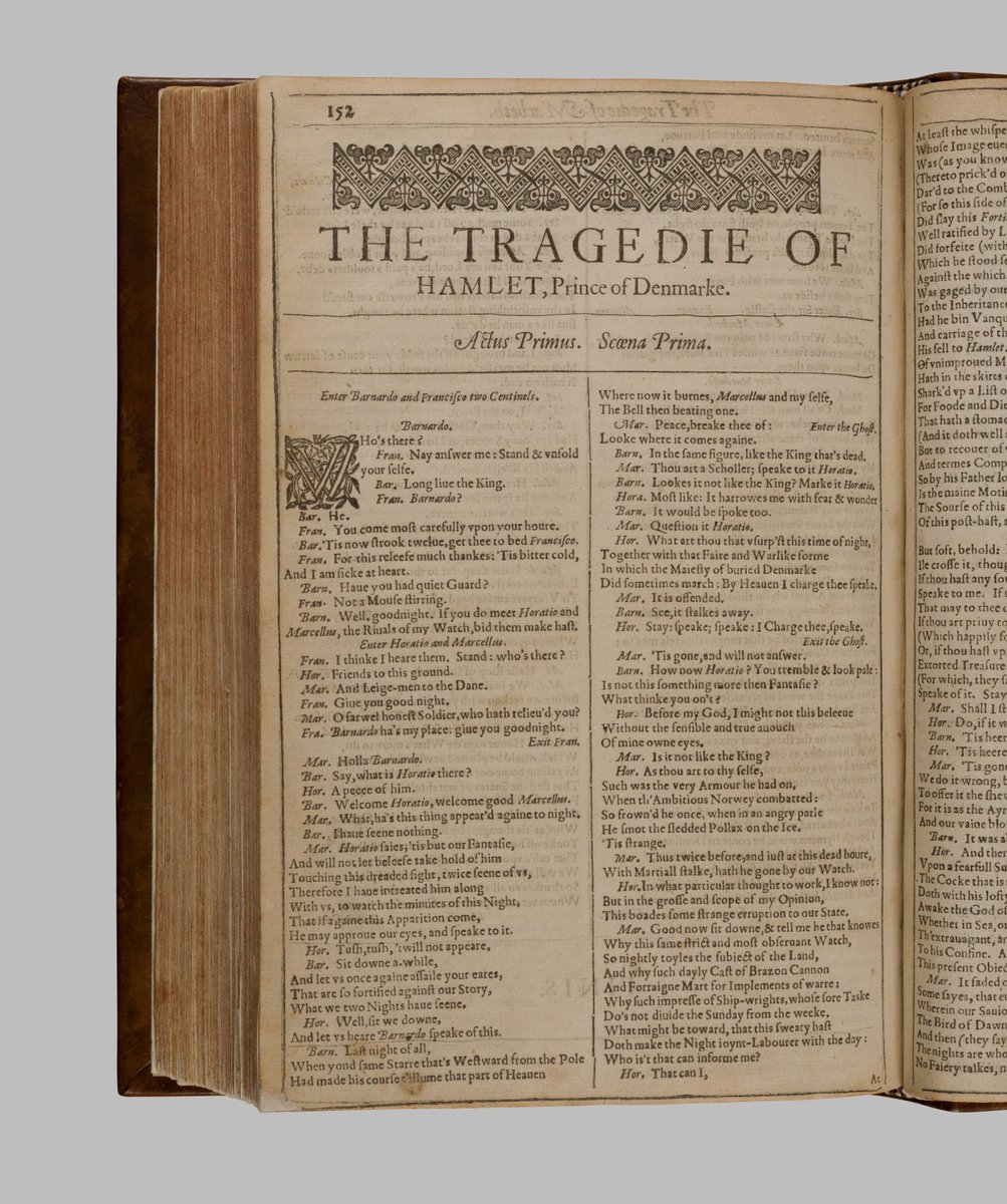 Happy 400th birthday to Shakespeare’s First Folio! Our copy is on free public display in the Treasury until 20 November, alongside later editions of Shakespeare’s works and books by some of his contemporaries. #Folio400 #FirstFolio #ShakespeareDay