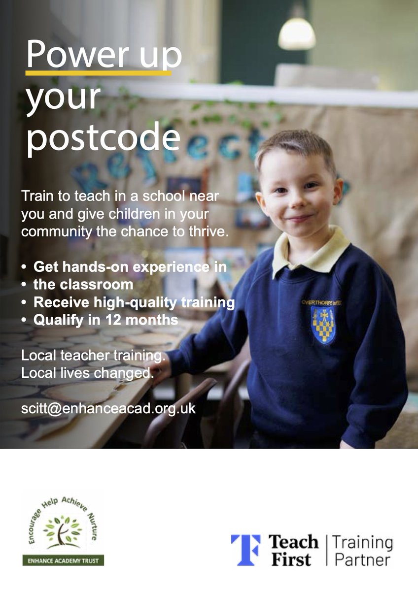 Enhance Academy Trust SCITT tweet media