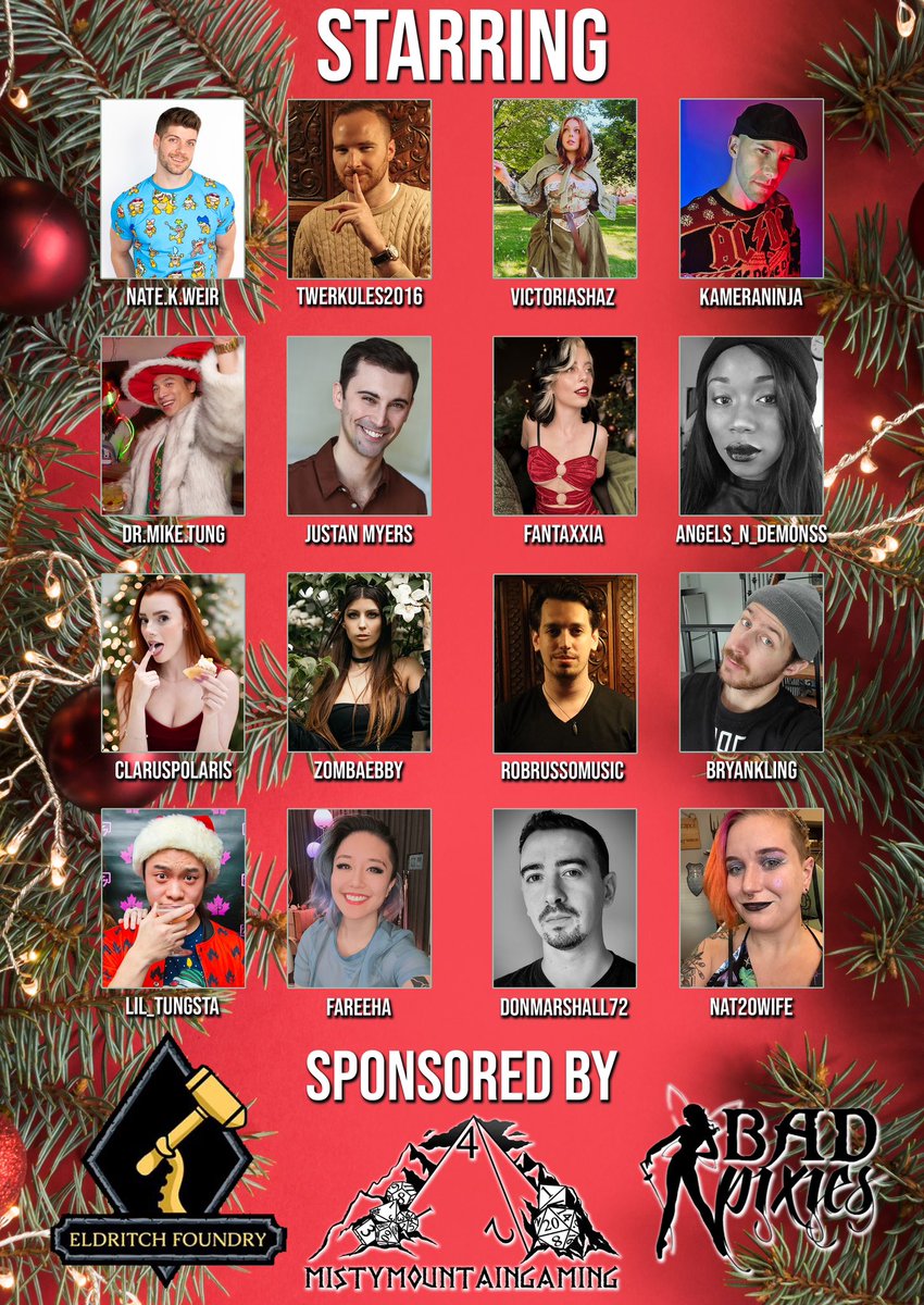 Nerdy Nightly (@nerdynightly) on Twitter photo 10 Days until THE MOST IMPORTANT #TTRPG STREAM OF THE YEAR!
#RoleplayRelay 2 is coming to benefit <a href="/cap_for_kids/">Cap For Kids</a> and the work they do helping the families fight pediatric cancer!
Our cast is divine. Our cause is important. DO NOT MISS THIS!
tiltify.com/@nerdynightly/… 10 Days until THE MOST IMPORTANT #TTRPG STREAM OF THE YEAR!
#RoleplayRelay 2 is coming to benefit <a href="/cap_for_kids/">Cap For Kids</a> and the work they do helping the families fight pediatric cancer!
Our cast is divine. Our cause is important. DO NOT MISS THIS!
tiltify.com/@nerdynightly/…