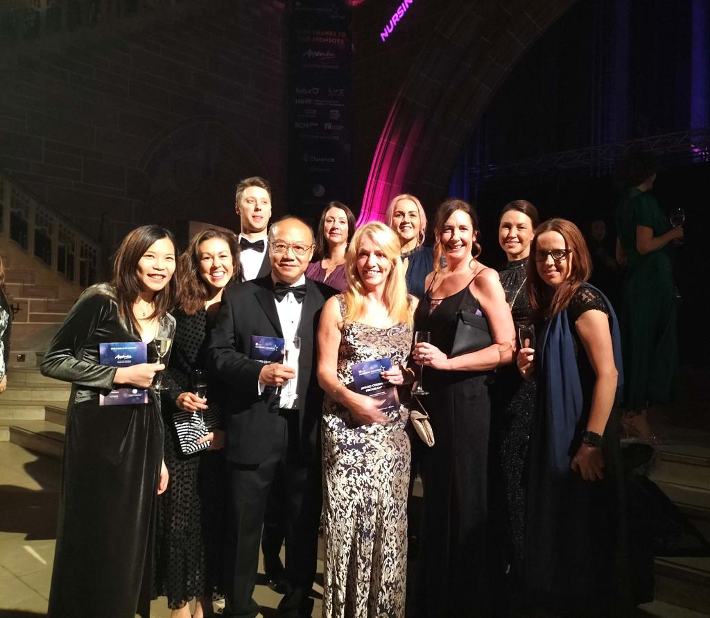 Spectacular awards ceremony held in the awe-inspiring Liverpool Cathedral. Excellent achievement for CWT Clinic Admiral Nurse Emily Lui to be nominated for the Royal College of Nursing Awards in the "Nursing Older People" category. Very proud of Emily! 👏👏