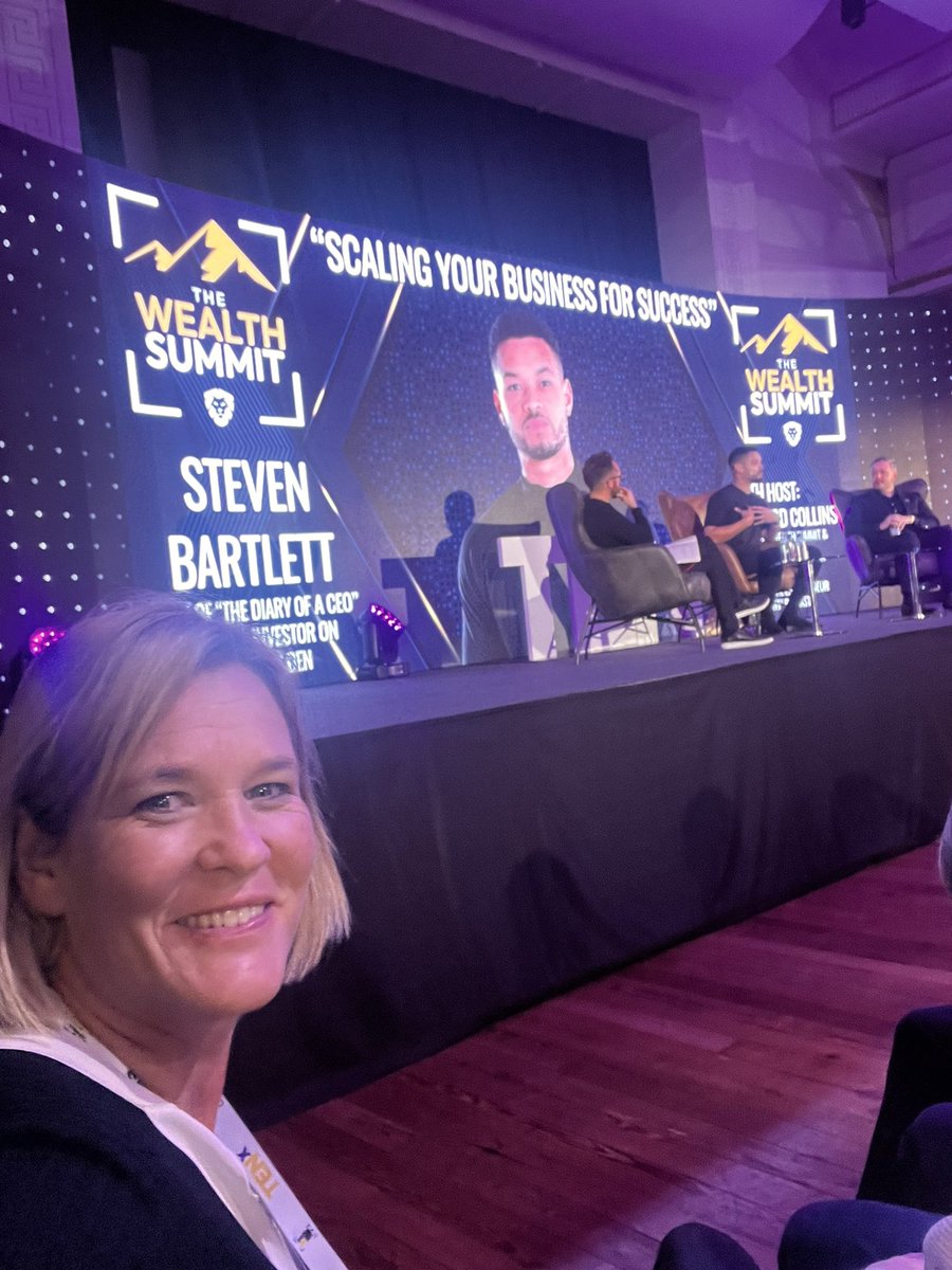 <a href="/StevenBartlett/">Steven Bartlett</a> loved your passion, insights and strategies that you shared with us all, as we hung on every word <a href="/TheWealthSummit/">The Wealth Summit</a> 
#failureisagoodthing