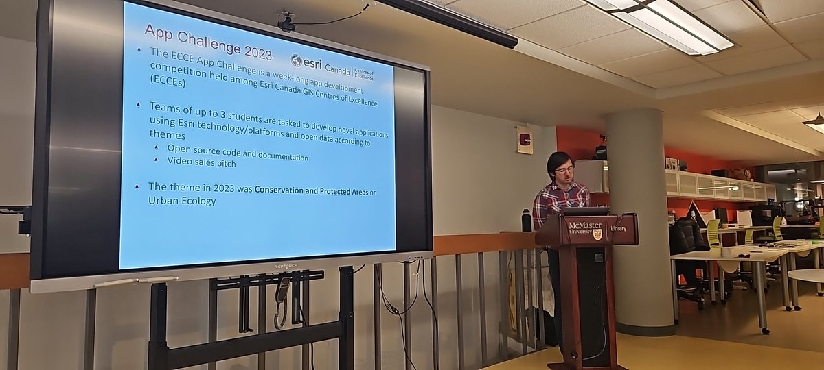 Alex Furukawa talking about his team's experience at the 2023 app challenge, where they placed 3rd.