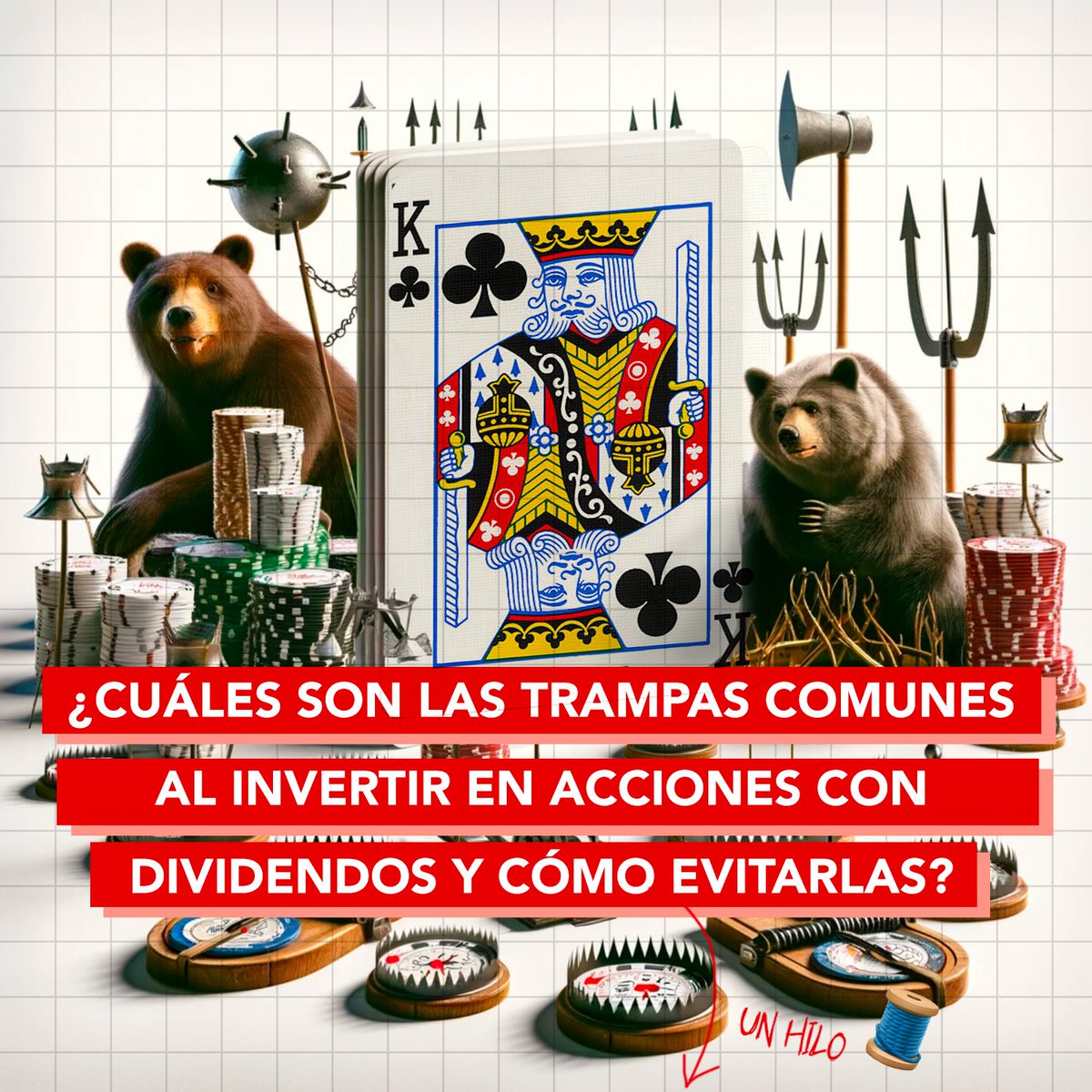 🚫 ¿Cuáles son las trampas comunes al invertir en acciones con dividendos y cómo evitarlas? 🪤

Un Hilo 🧵