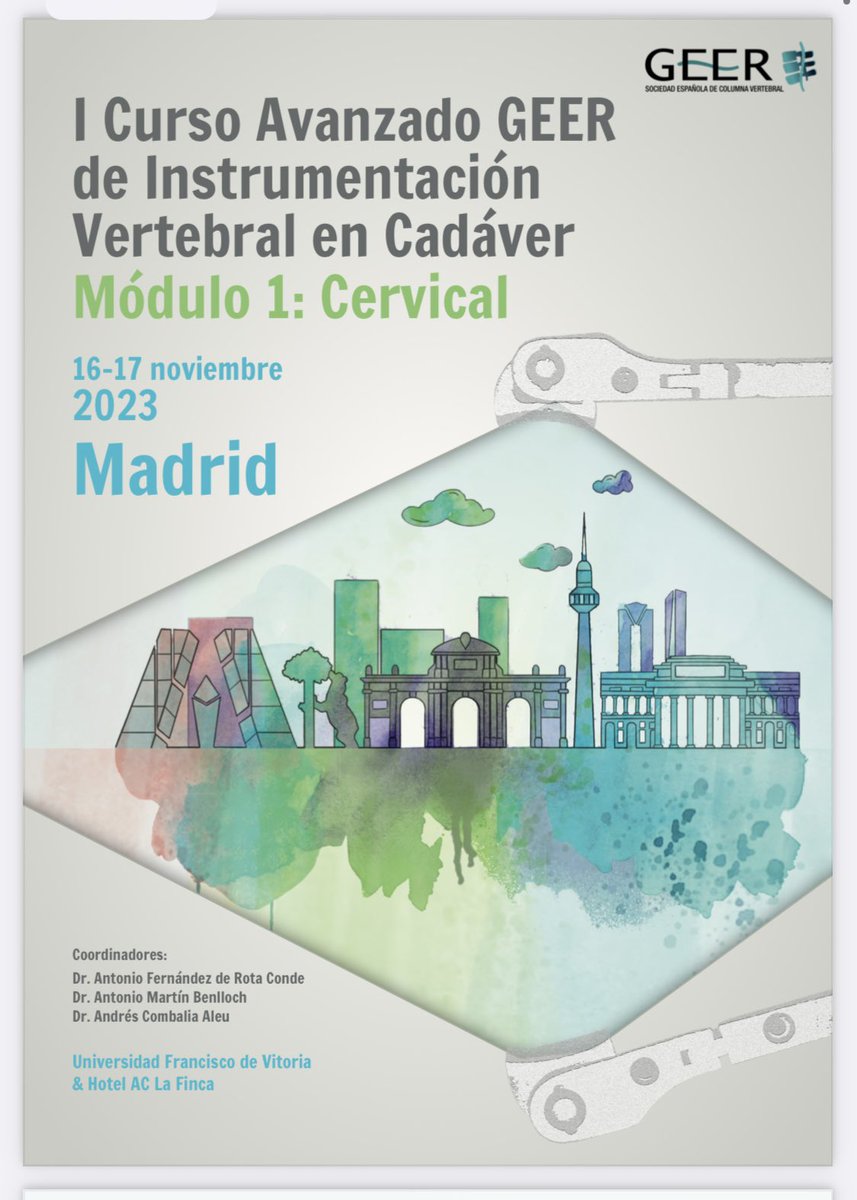 CSRS_ES's tweet photo. Hand’s on Cervical Spine Surgery course @sociedadcolumna Spain Spine Society  @CsrsEurope https://t.co/Jb4wSfnImt