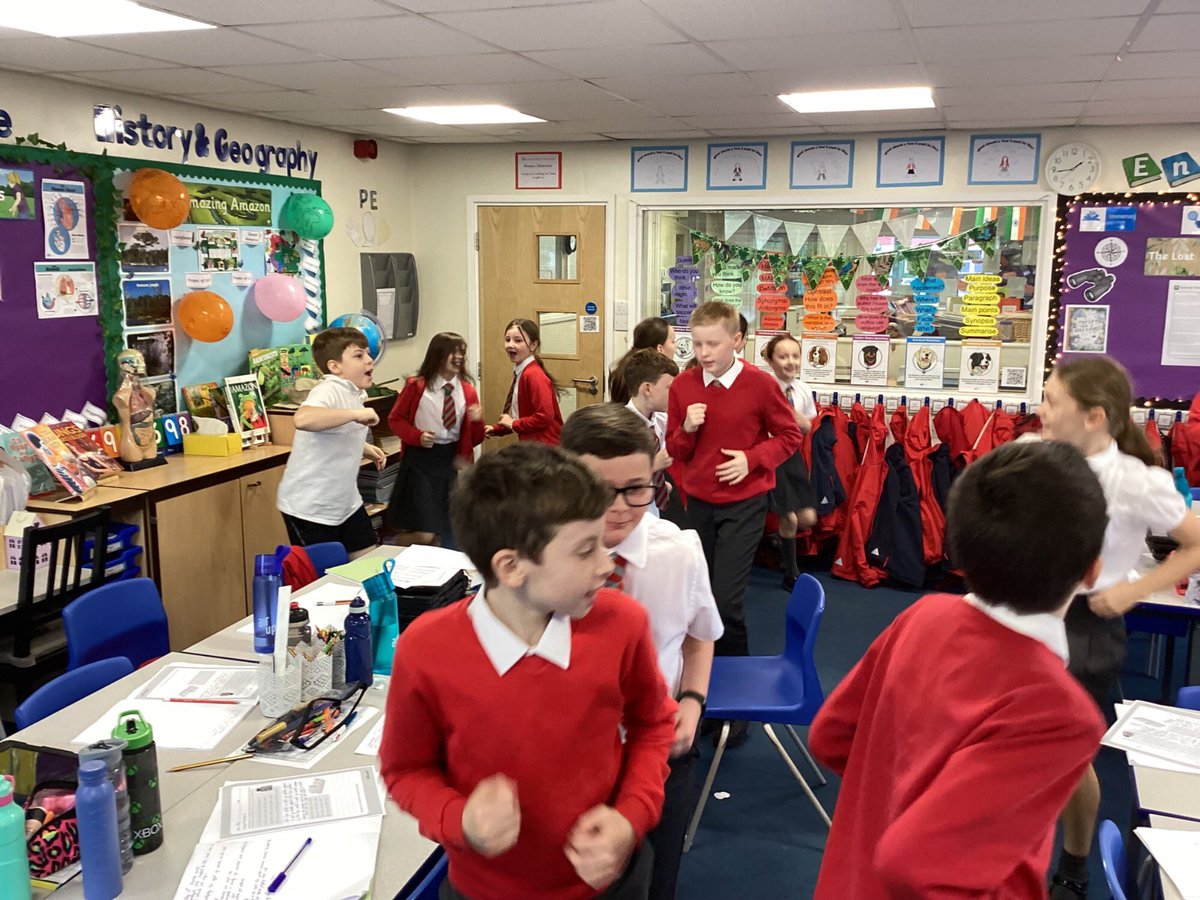 StAnnesKnowsley's tweet photo. Year Six planned and carried out an investigation to see the effect of exercise on their hearts #SacpskScience #KeepingHealthy #SacpskPSHE https://t.co/2CA0Z0WWjH