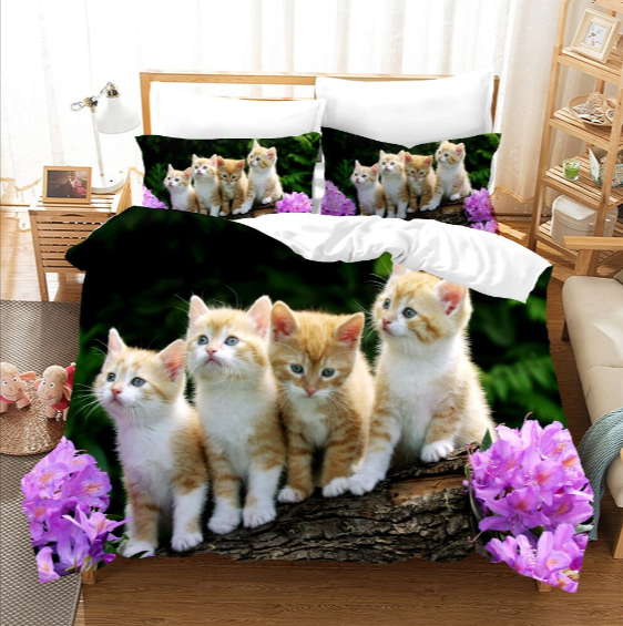 3d Printed Bedding Set Pet Cats Home Decor Bedspread Polyester Animals Bedclothes
holyoneshop.com/collections/be…

#bedsheet #bedcover #bedding #homedecor #bedsheets #sprei #bedroomdecor #cadar #cadarmurah #spreimurah #bed #spreianak #jualsprei #bedroom #duvet #beddingset #comforter