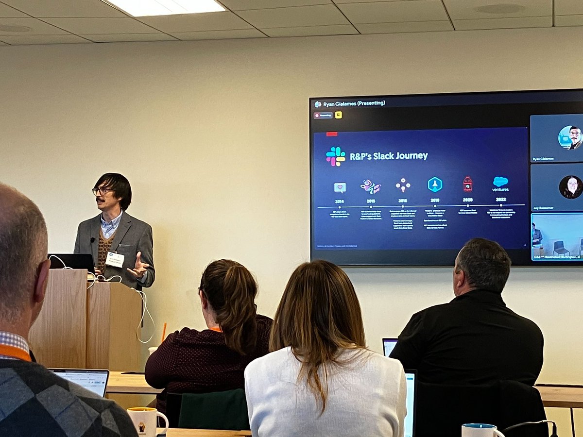 Ryan Gialames (@gialames) on Twitter photo Great day <a href="/salesforce/">Salesforce</a> talking about <a href="/SlackHQ/">Slack</a> for students and universities alongside <a href="/PhilKomarny/">Phil Komarny</a> <a href="/ValaAfshar/">Vala Afshar</a> <a href="/trzimmerman/">Tracey Cesen</a> <a href="/robotsNpencils/">Robots & Pencils</a> #edtech Great day <a href="/salesforce/">Salesforce</a> talking about <a href="/SlackHQ/">Slack</a> for students and universities alongside <a href="/PhilKomarny/">Phil Komarny</a> <a href="/ValaAfshar/">Vala Afshar</a> <a href="/trzimmerman/">Tracey Cesen</a> <a href="/robotsNpencils/">Robots & Pencils</a> #edtech