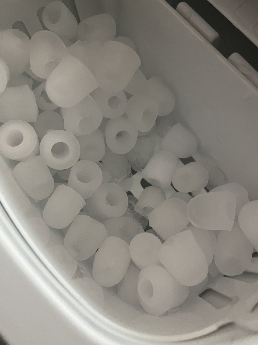 be eating ice like it’s chips