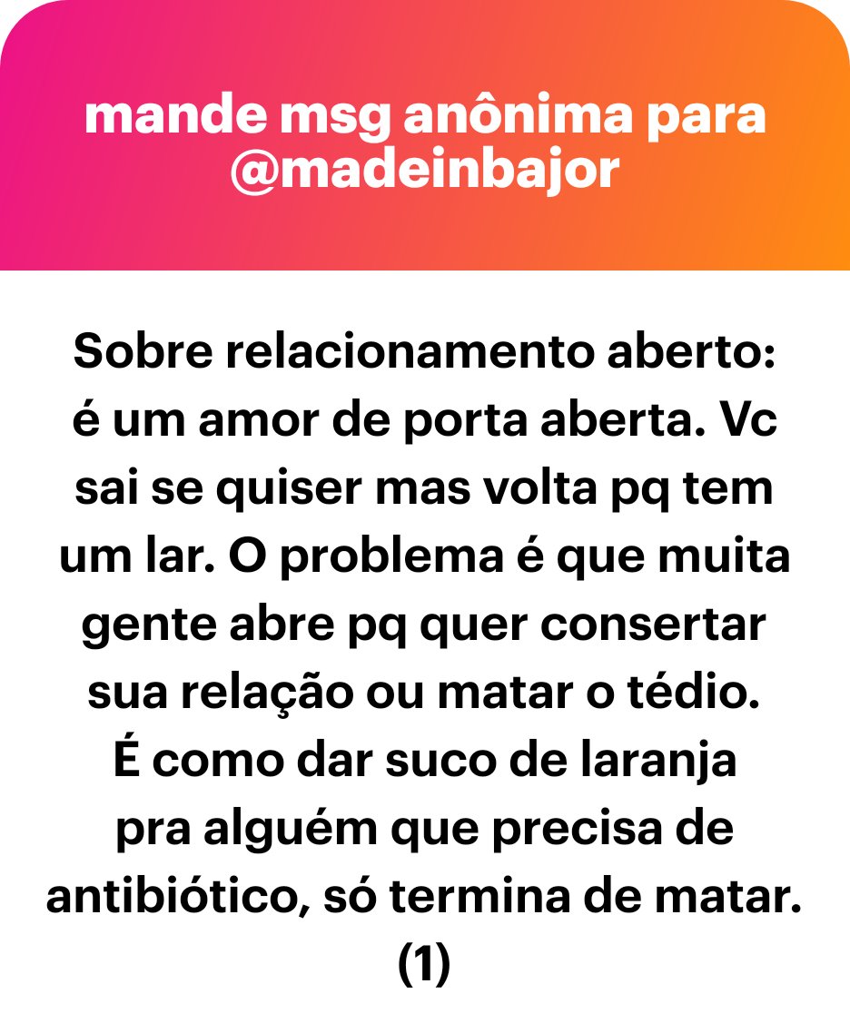 Making of da vida alheia on X: Ficante não é namorada. Então tecnicamente  vc não tinha oq terminar. É só arrumar outra ficante.   / X