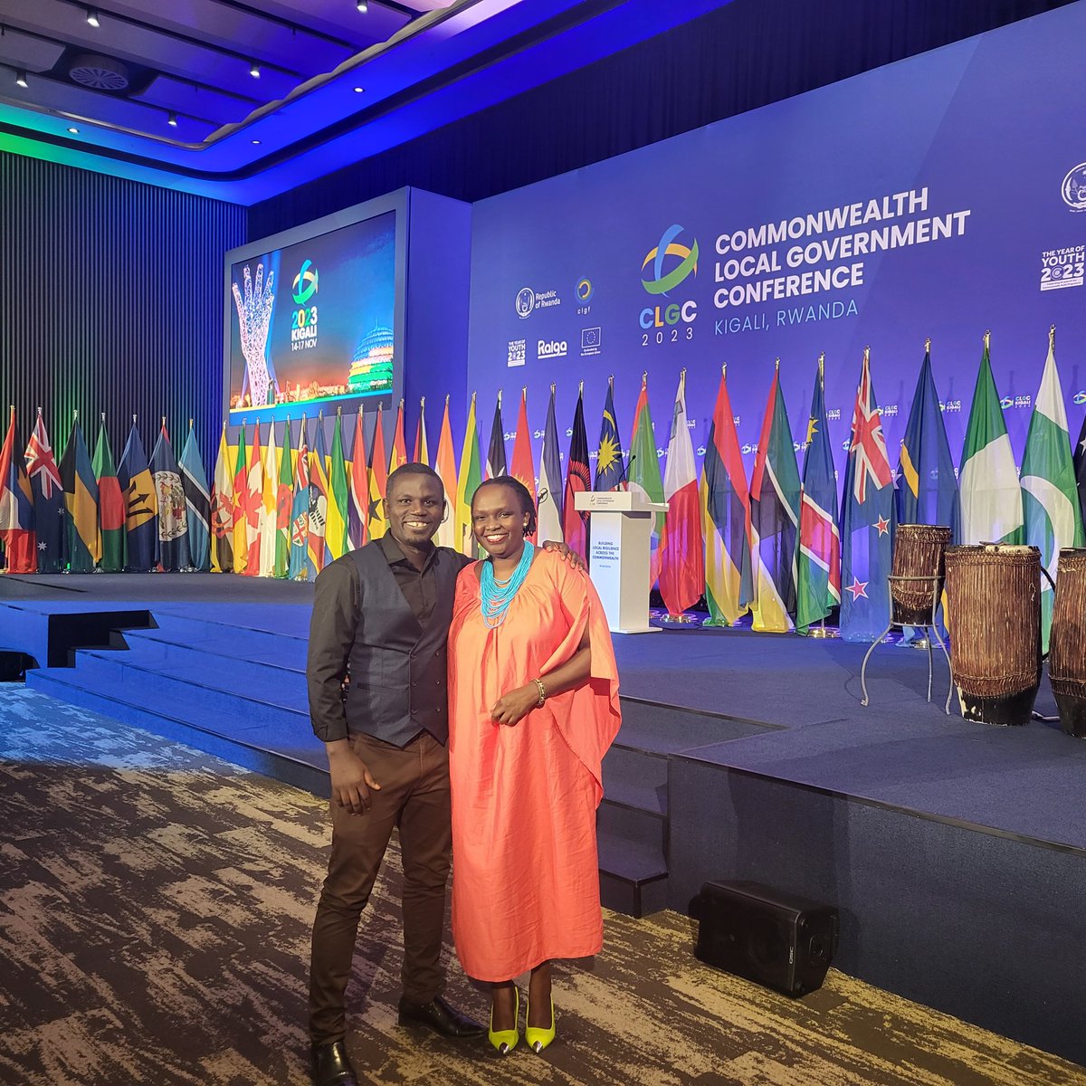 JackieLumbasi's tweet image. An evening beautified by friends, music, dance, and drinks at the ongoing #CLGC2023 @EventsFactoryRW @RwandaLocalGov