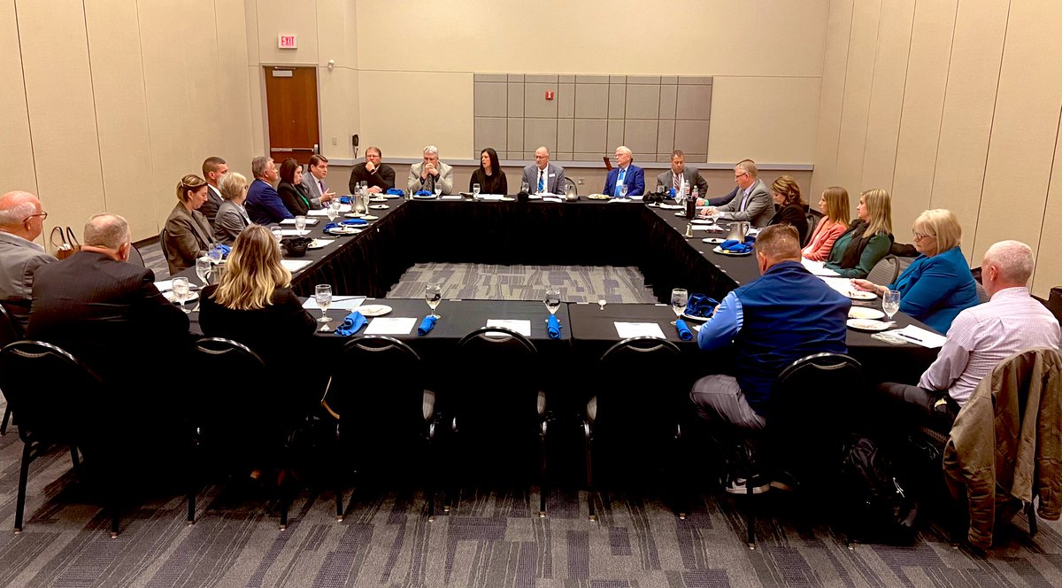 NCSAToday's tweet image. NASA held its pre-State Education Conference executive board meeting at the CHI Health Center in Omaha today. Full agenda and great discussions with these education leaders!