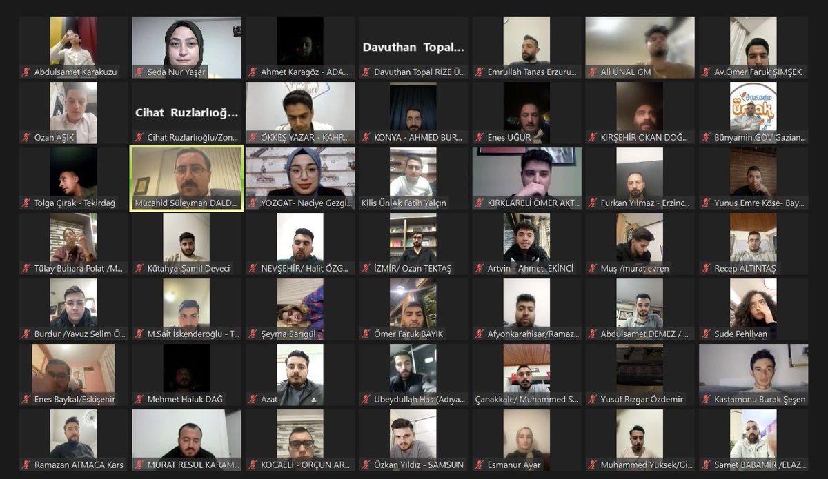 81 İl Üniversiteler Başkanları toplantımızı,
Başkanımız <a href="/mucahidsuleyman/">Mücahid Süleyman Daldallı</a> ile gerçekleştirdik 💯🚀👩🏻‍💻🧑🏻‍💻

Yüksek motivasyonumuz ve enerjimizle yola devam 🔥💪🏻😎

<a href="/eyupkadirinan/">Eyyüp Kadir İnan</a>