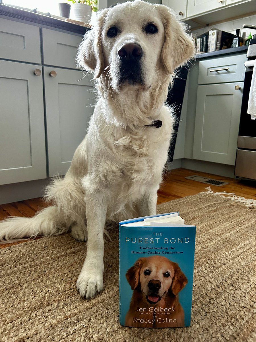 Opie is very excited for <a href="/jengolbeck/">Dr. Jen Golbeck</a>’s new book (featuring VIIIIINK!) Please no one tell him he doesn’t know how to read