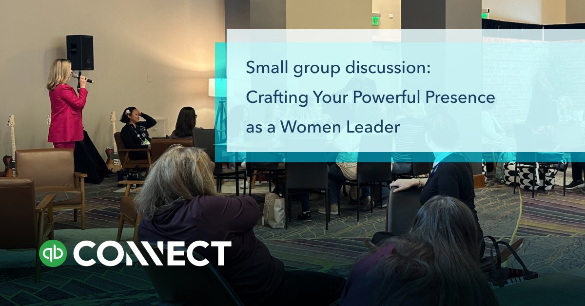 Peer-to-peer discussion to learn strategies from other powerhouse women on uncovering their unconscious beliefs, seizing opportunities for growth, and learning strategies from other powerhouse women. #QBConnect