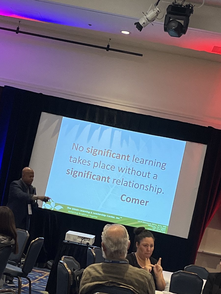 No significant learning takes place without a significant relationship - Comer 

Great reminder ⁦<a href="/DrJohnHodge/">Dr. John Hodge</a>⁩