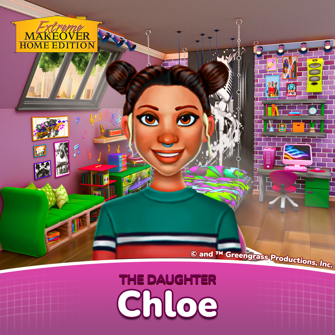 Let's team up with Ty Pennington 🛠️ to design the perfect dance paradise for Chloe, complete with soundproof walls!🔈

Download now! Available for Android and iOS
extrememakeover.qiiwi.com