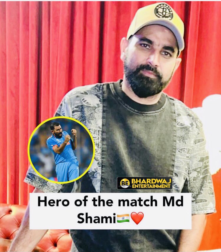 Hero of the Match ❤🔥🇮🇳

#shami #mohammadshami #cricket #india #facebook #instagram #fbpage #fbpost #viral #trending #viralpost #facebookpage #bhardwajentertainment #mdshami #worldcup #ViratKohli𓃵 #