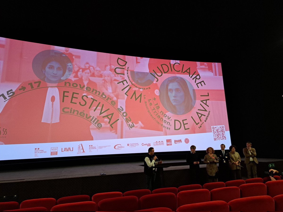 Ouverture du festival du film judiciaire.
Projection du film rien à perdre sur le thème de la protection de l'enfance.