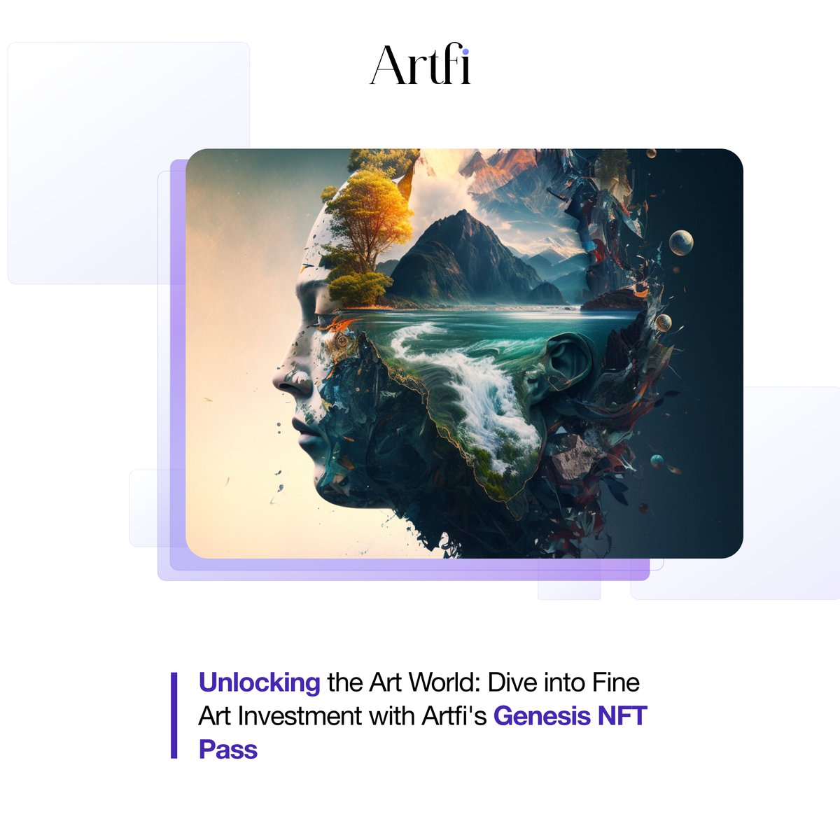 artfiglobal's tweet photo. Unlocking the Art World: Dive into Fine Art Investment with Artfi's Genesis NFT Pass 🙌

Are you ready to step into the world of fine art investment like never before? Look no further! Artfi introduces the Genesis NFT Pass, your exclusive ticket to the thriving fine arts market. Let's delve into the hard facts and incredible benefits awaiting you.

Hard Facts: 👇

Mint Date: To Be Announced (TBA)
Supply: Limited to 10,000 passes
Price: $100

Benefits of the Pass 💎

1. Special Airdrop from Sacha Jafri's "The Six Elements"

Own a piece of art history! With the Genesis NFT Pass, you receive a special airdrop of 1 fraction from Sacha Jafri's mesmerizing collection, "The Six Elements." These 6 paintings, valued at $1,000,000 each, will be fractionalized into 10,000 pieces, with each fraction priced at $100. Choose your favorite element and claim your stake in the real physical artwork.

2. Artfi Token Airdrop

As a Genesis NFT Pass holder, you gain exclusive access to the Artfi Token airdrop. Artfi allocates 1% of its token supply for this event, scheduled after the Token Generation Event (TGE). Stay tuned for the announcement, expected later this year, and be part of this exciting distribution.

3. IEO of the $Artfi Token

Participate in the Initial Exchange Offering (IEO) of the $Artfi Token! With the Genesis NFT Pass, you have the opportunity to purchase Artfi tokens at a highly favorable price before they hit the market. Watch out for more information coming your way soon.

Don't miss your opportunity to be at the forefront of the fine art investment revolution. Grab your Genesis NFT Pass, and let the art journey begin!

#Artfi #GenesisNFT #FineArtInvestment #CryptoArt #TokenAirdrop #IEO