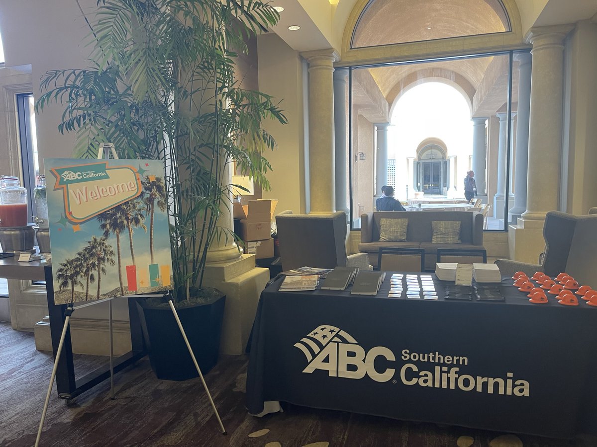 We are here at the ABC Leadership Institute in Rancho Mirage! We are proud to be this year's host chapter and excited to connect with ABC staff and members from around the country. Be sure to stop by our table and say hello!

#ABCSoCal #ABCMeritShopProud